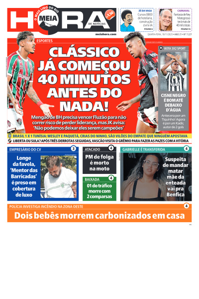 MEIA HORA - Edição de 19 de Novembro de 2025