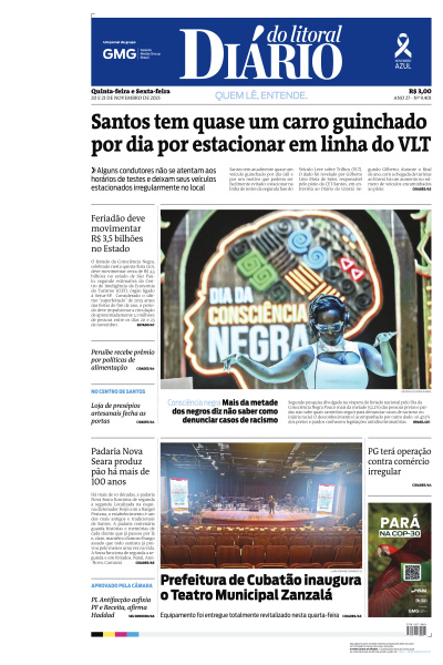 Diário do Litoral - Edição de 20 de Novembro de 2025