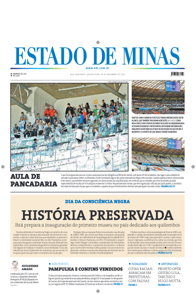 Estado de Minas - Edição de 20 de Novembro de 2025