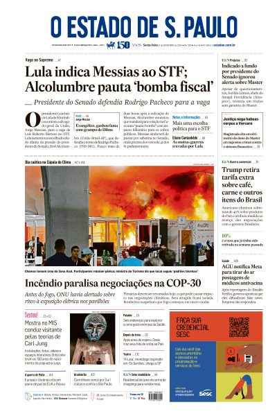 Estadão - Edição de 21 de Novembro de 2025