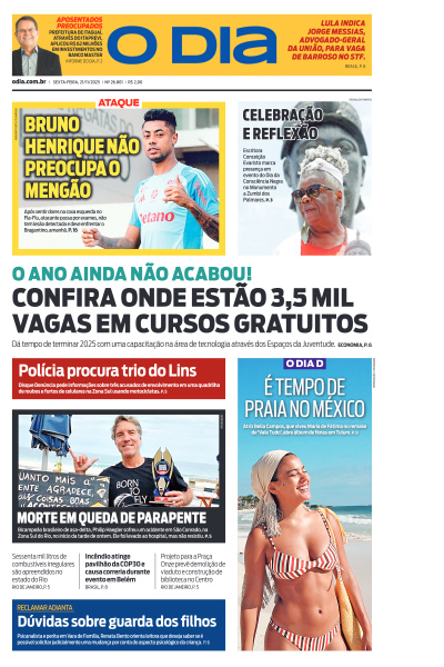 O DIA - Edição de 21 de Novembro de 2025
