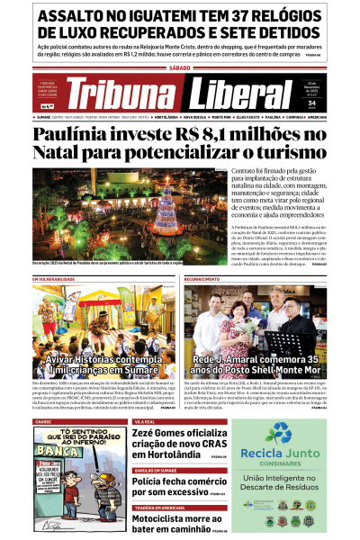 Tribuna Liberal - Edição de 22 de Novembro de 2025