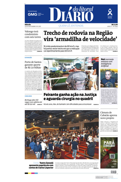 Diário do Litoral - Edição de 22 de Novembro de 2025