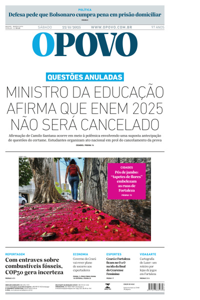 O POVO - Edição de 22 de Novembro de 2025
