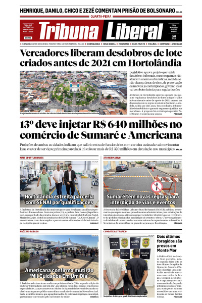 Tribuna Liberal - Edição de 26 de Novembro de 2025