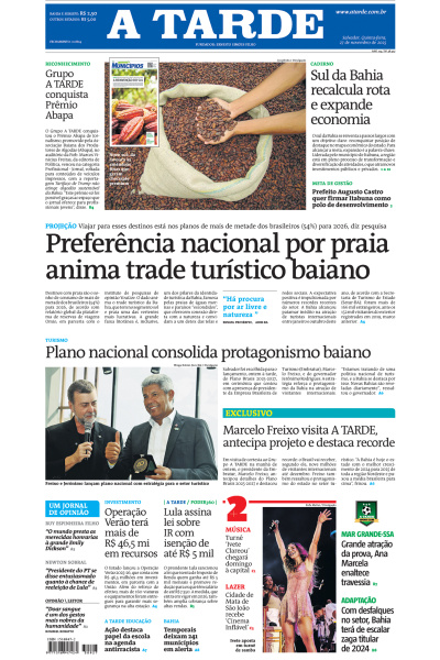 A TARDE - Edição de 27 de Novembro de 2025