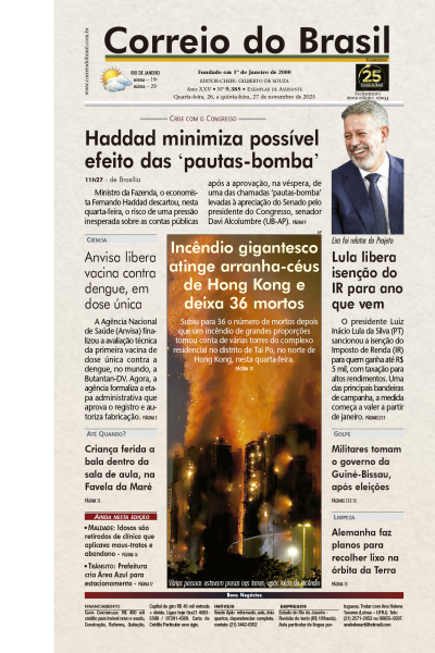 Correio do Brasil - Edição de 27 de Novembro de 2025
