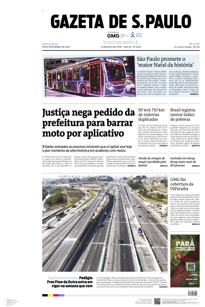 Gazeta de S. Paulo - Edição de 28 de Novembro de 2025