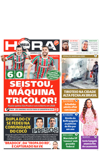 MEIA HORA - Edição de 28 de Novembro de 2025