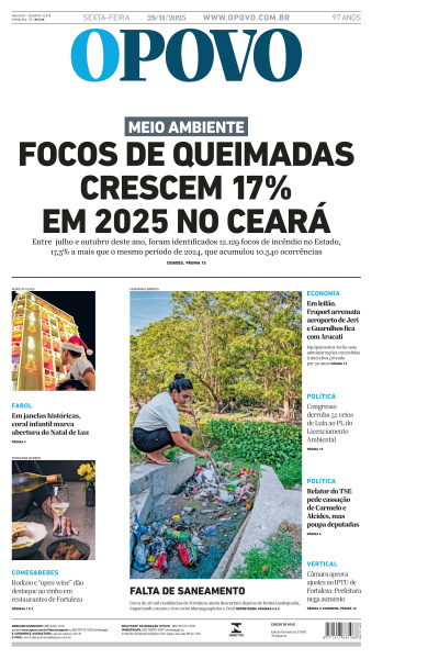 O POVO - Edição de 28 de Novembro de 2025