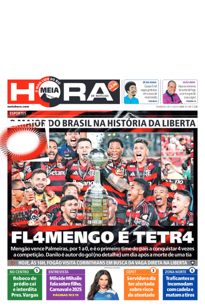 MEIA HORA - Edição de 30 de Novembro de 2025