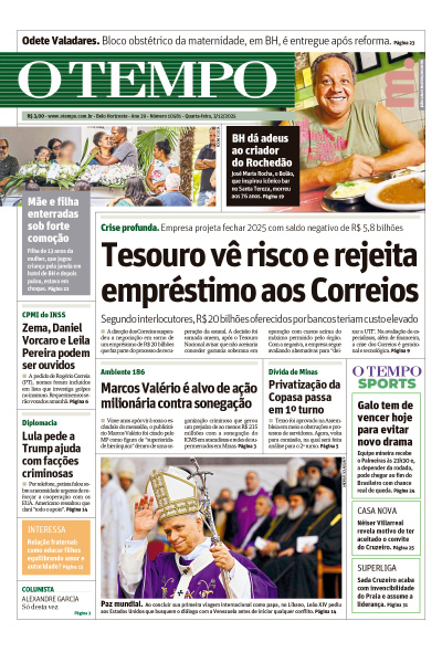 O TEMPO - Edição de 3 de Dezembro de 2025