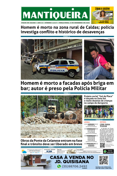 Mantiqueira - Edição de 03 de Dezembro de 2025