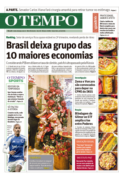 O TEMPO - Edição de 5 de Dezembro de 2025