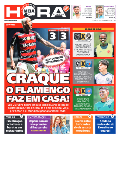 MEIA HORA - Edição de 07 de Dezembro de 2025