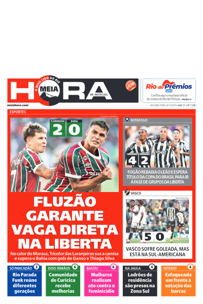 MEIA HORA - Edição de 08 de Dezembro de 2025
