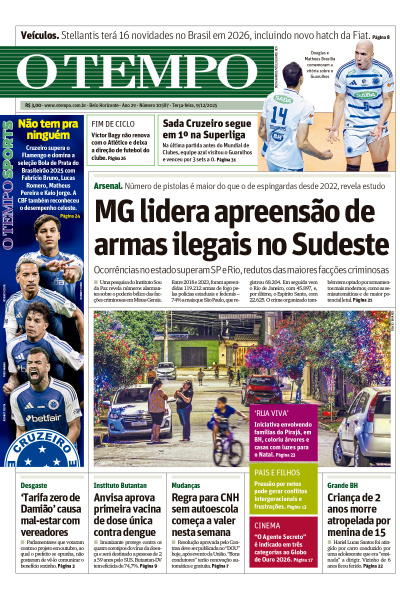 O TEMPO - Edição de 9 de Dezembro de 2025