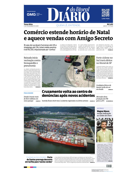 Diário do Litoral - Edição de 09 de Dezembro de 2025
