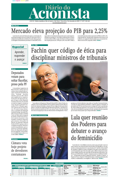 Diário do Acionista - 09 de dezembro de 2025