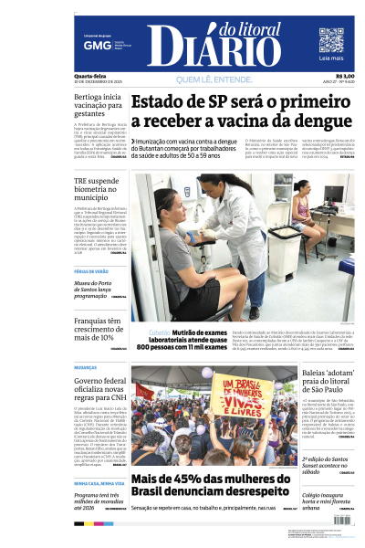 Diário do Litoral - Edição de 10 de Dezembro de 2025