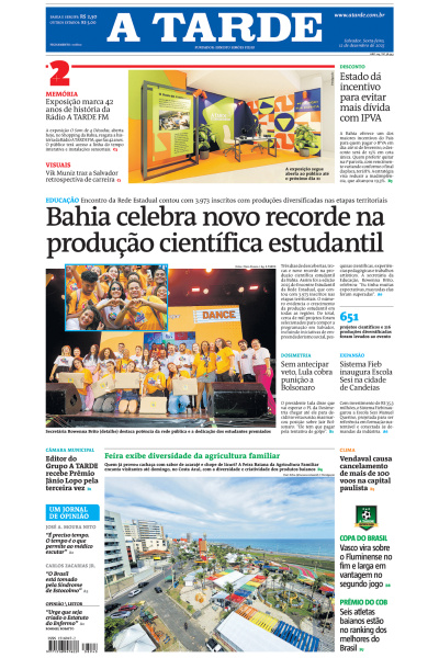 A TARDE - Edição de 12 de Dezembro de 2025