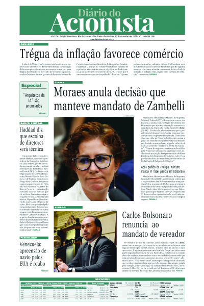 Diário do Acionista - 12 de dezembro de 2025