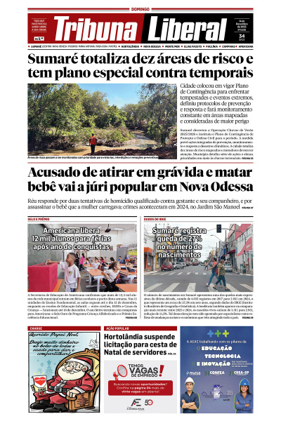 Tribuna Liberal - Edição de 14 de Dezembro de 2025