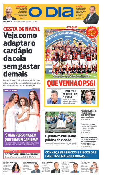 O DIA - Edição de 14 de Dezembro de 2025