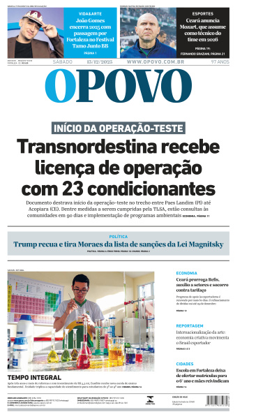 O POVO - Edição de 14 de Dezembro de 2025