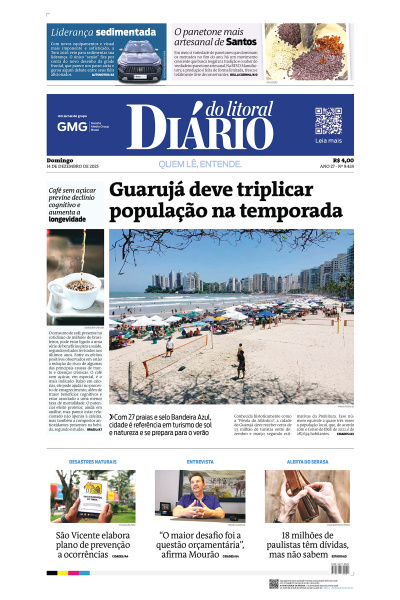 Diário do Litoral – Edição de 14 de dezembro de 2025