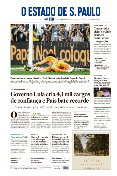 Estadão - Edição de 15 de Dezembro de 2025
