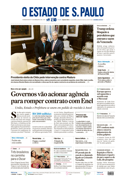 Estadão - Edição de 17 de Dezembro de 2025