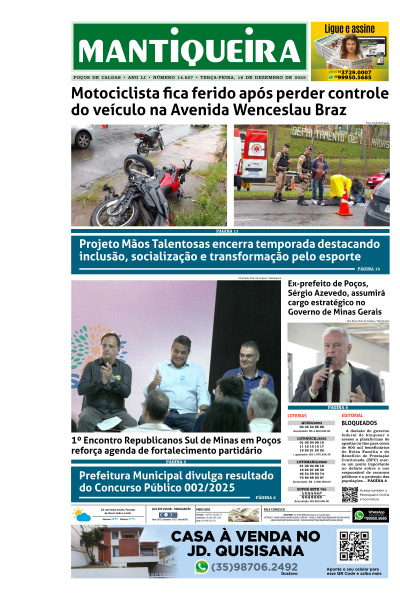 Mantiqueira - Edição de 17 de Dezembro de 2025