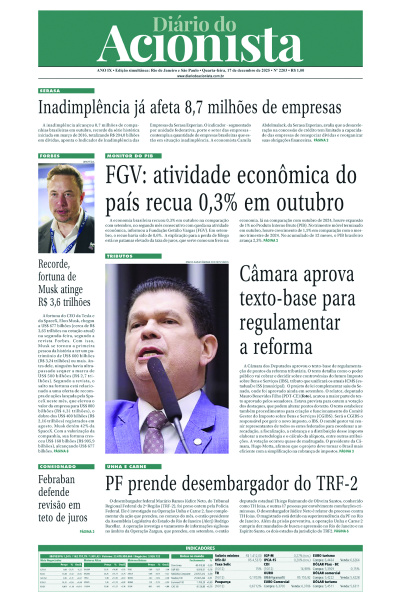 Diário do Acionista - 17 de dezembro de 2025