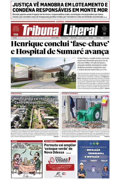 Tribuna Liberal - Edição de 21 de Dezembro de 2025