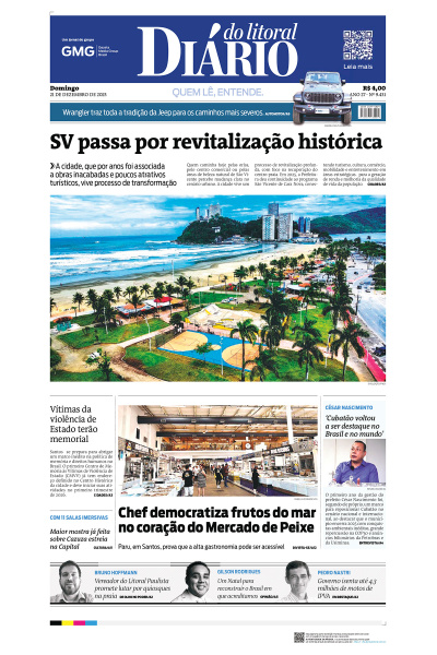 Diário do Litoral – Edição de 21 de dezembro de 2025