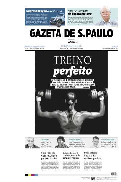 Gazeta de S. Paulo - Edição de 22 de Dezembro de 2025