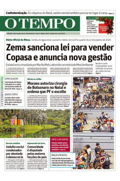 O TEMPO - Edição de 24 de Dezembro de 2025