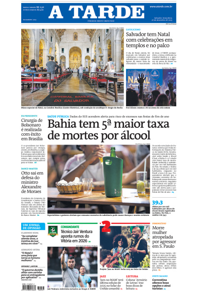A TARDE - Edição de 26 de Dezembro de 2025