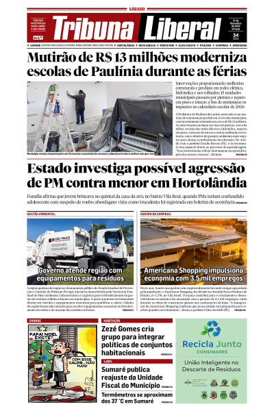 Tribuna Liberal - Edição de 27 de Dezembro de 2025