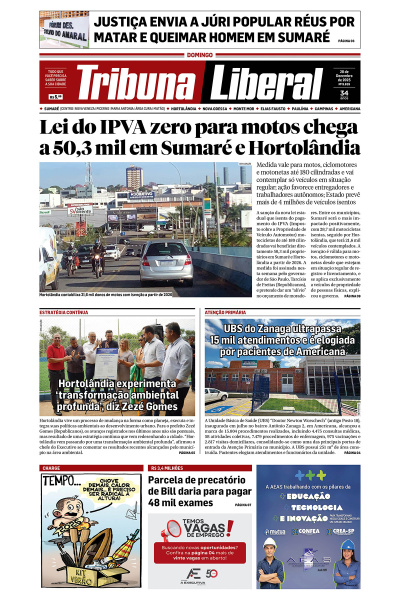 Tribuna Liberal - Edição de 28 de Dezembro de 2025