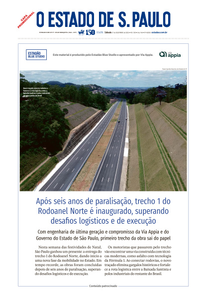 Estadão - Edição de 27 de Dezembro de 2025