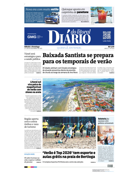 Diário do Litoral - Edição de 29 de Dezembro de 2025
