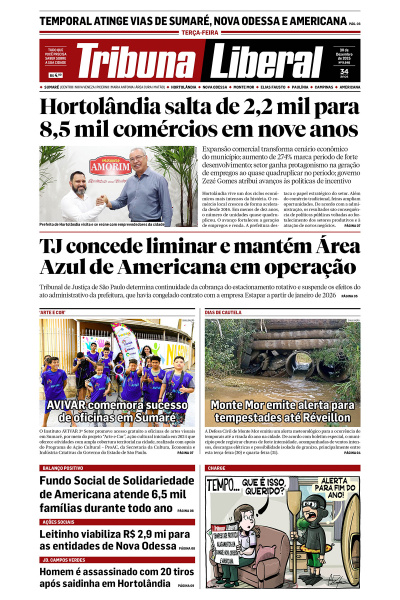 Tribuna Liberal - Edição de 30 de Dezembro de 2025