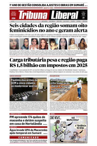 Tribuna Liberal - Edição de 31 de Dezembro de 2025