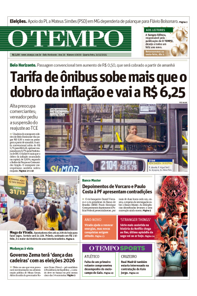O TEMPO - Edição de 31 de Dezembro de 2025