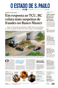 Estadão - Edição de 31 de Dezembro de 2025