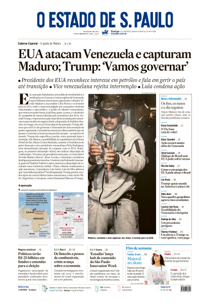 Estadão - Edição de 04 de Janeiro de 2026