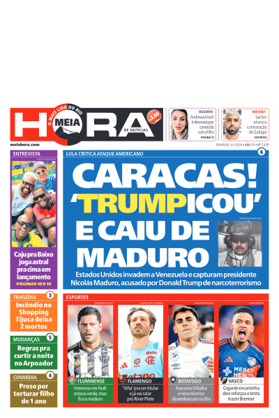 MEIA HORA - Edição de 04 de Janeiro de 2026