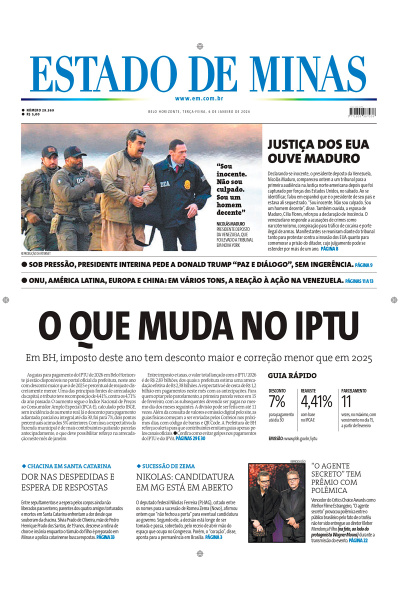 Estado de Minas - Edição de 06 de janeiro de 2026